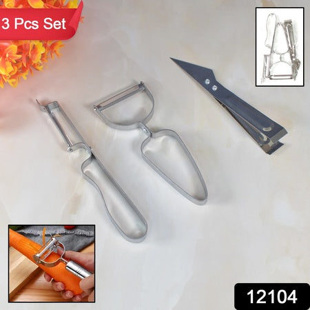 Multifunctional Peeler Grater For Vegetable Fruit (3 Pcs Set) - Zidbik