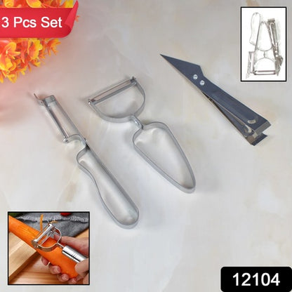 Multifunctional Peeler Grater For Vegetable Fruit (3 Pcs Set) - Zidbik