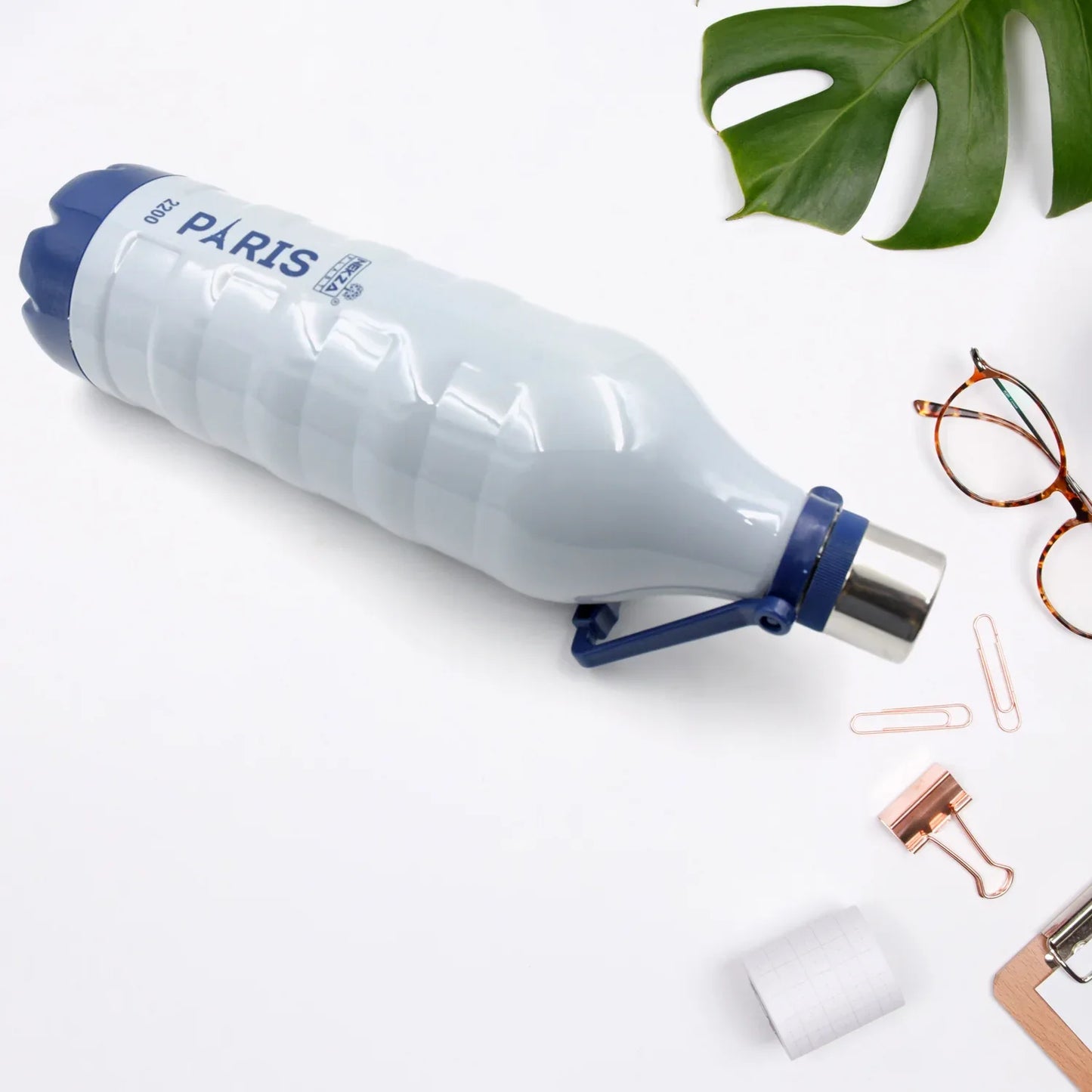 Plastic Sports Insulated Water Bottle With Handle Easy To Carry High Quality Water Bottle Bpa-free Leak-proof For Kids School For Fridge Office Sports School Gym Yoga (1 Pc 1500ml 2200ml) - Zidbik