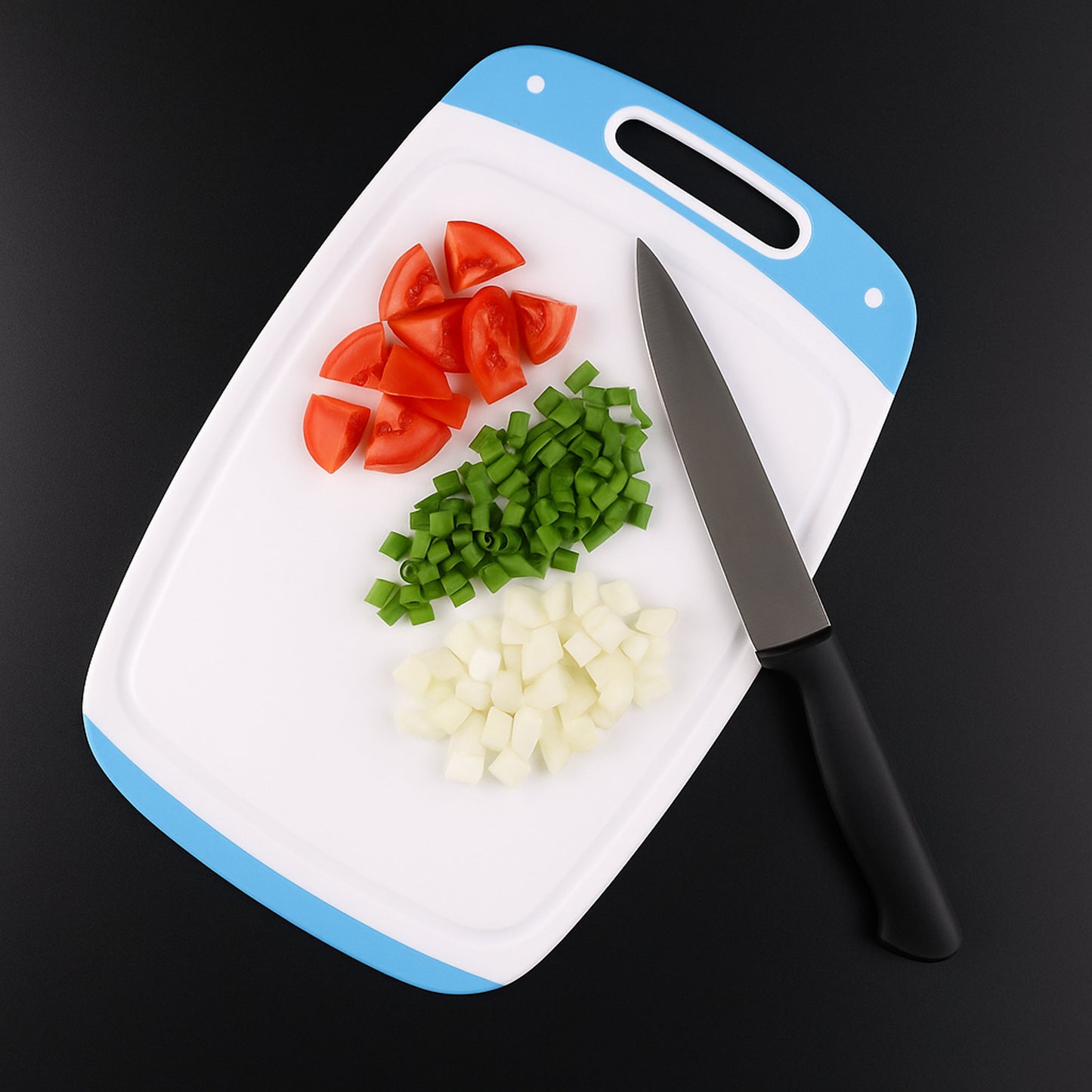 Ganesh Vegetables And Fruits Cutting Chopping Board Plastic Chopper Cutter Board (1 Pc) - Zidbik