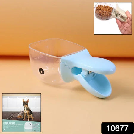 2-in-1 Pet Food Scoop With Bag Clip - Zidbik