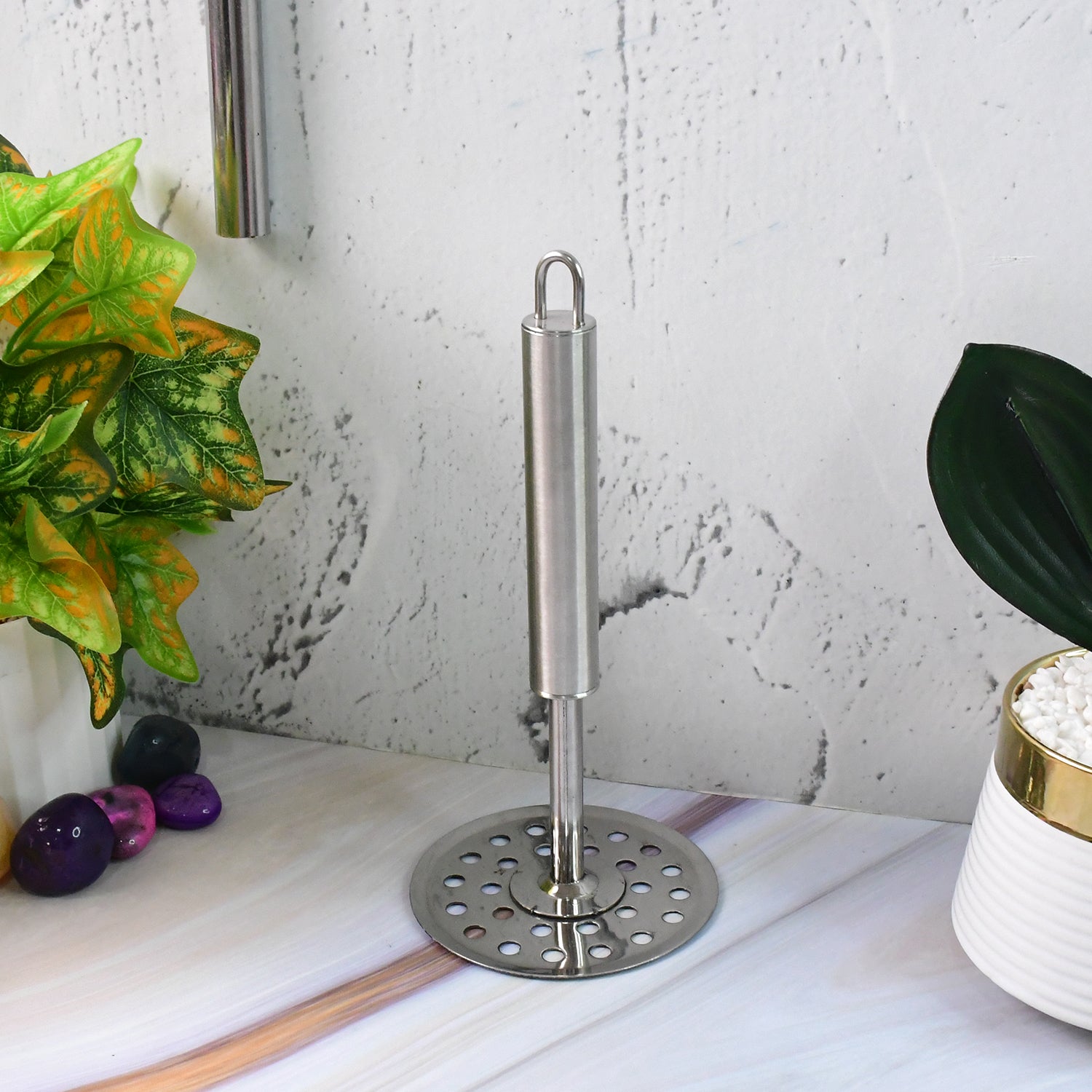 Supermom Heavy Duty Stainless Steel Potato Masher (1 Pc) - Zidbik