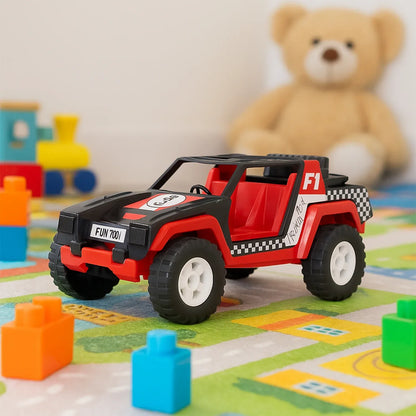 Funwoods Free-wheel Racing Jeep Toy Car - (1 Pc) - Zidbik