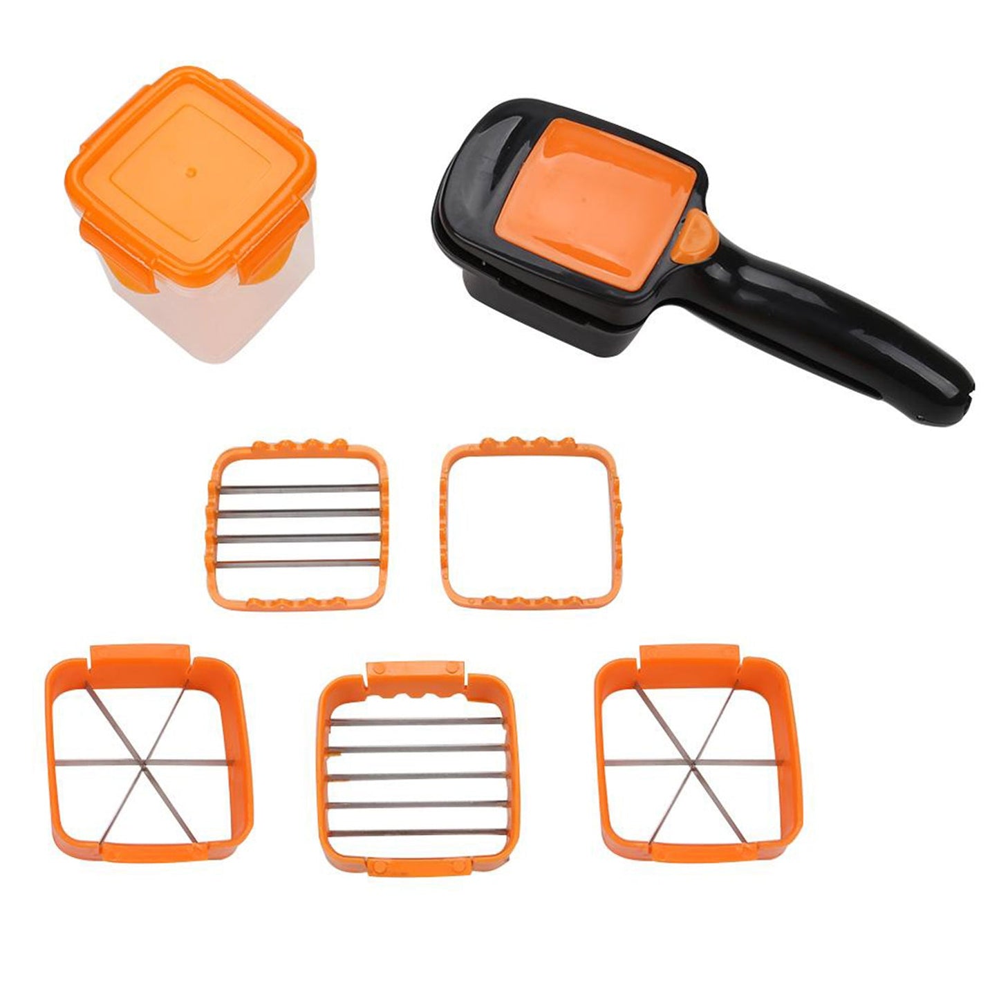 2069 5 In 1 Nicer Dicer Used For Cutting And Shredding Of Various Types Of Food Stuff In All Kitchen Purposes. - Zidbik