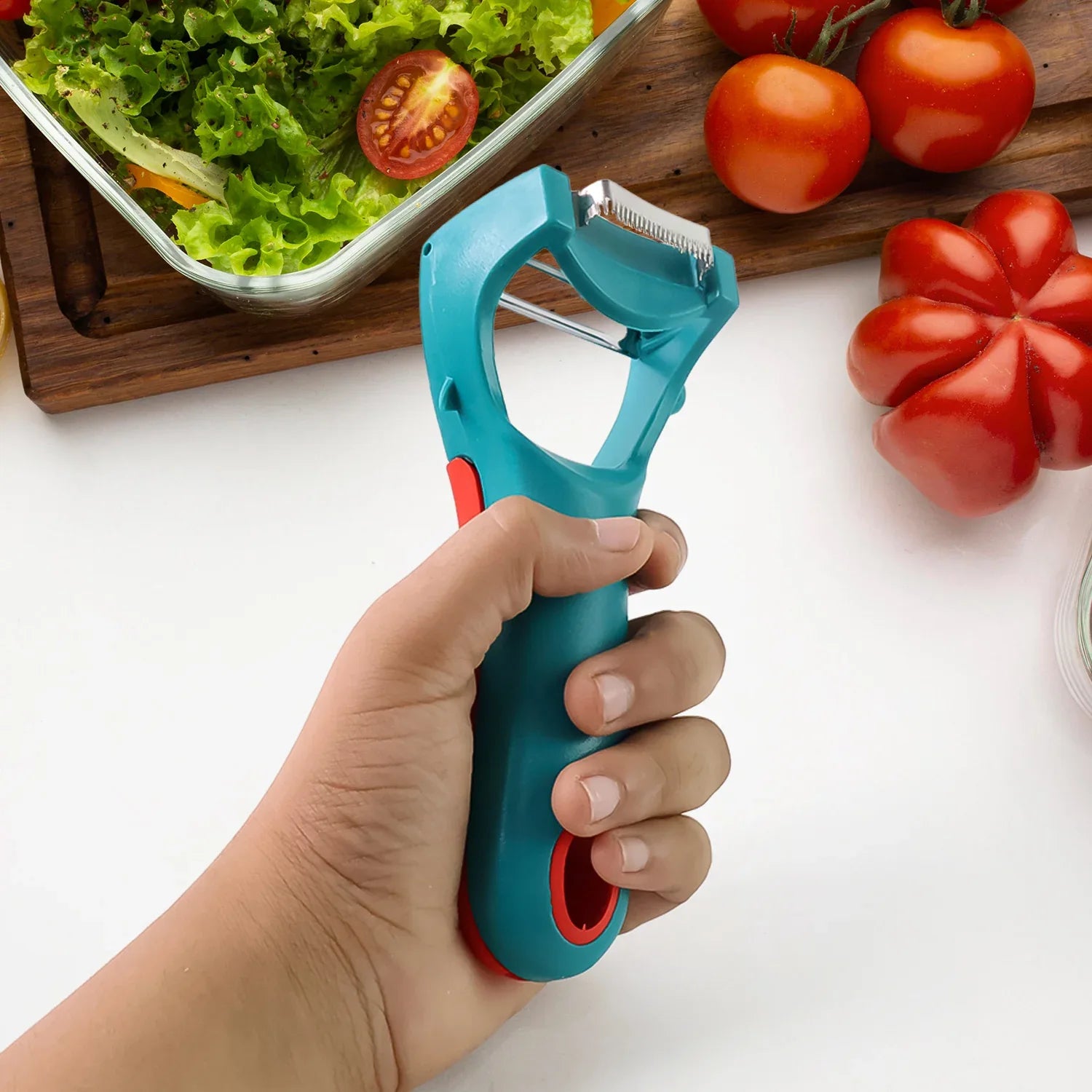 4-in-1 Multi-functional Vegetable Fruit Peeler (1 Pc) - Zidbik