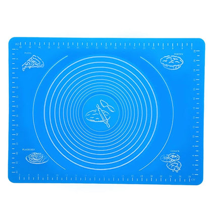 2535 Rolling Mat Silicone Baking Mat Fondant Mat Sheet Chapati - Zidbik
