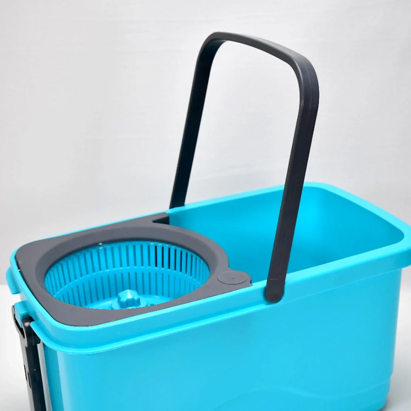 4028 Quick Spin Mop Plastic Spin Bucket Floor Cleaning Easy Wheels Big Bucket Floor Cleaning Mop With Bucket - Zidbik
