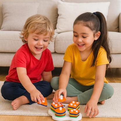 Geometric Stacking Sorter Puzzle Toy - Zidbik