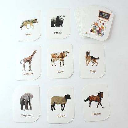Kidkraft 32-piece Animal Flash Cards Set - Zidbik