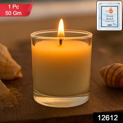 Inlief Scented Votive Jar Candle - (1 Pc 50 Gm) - Zidbik