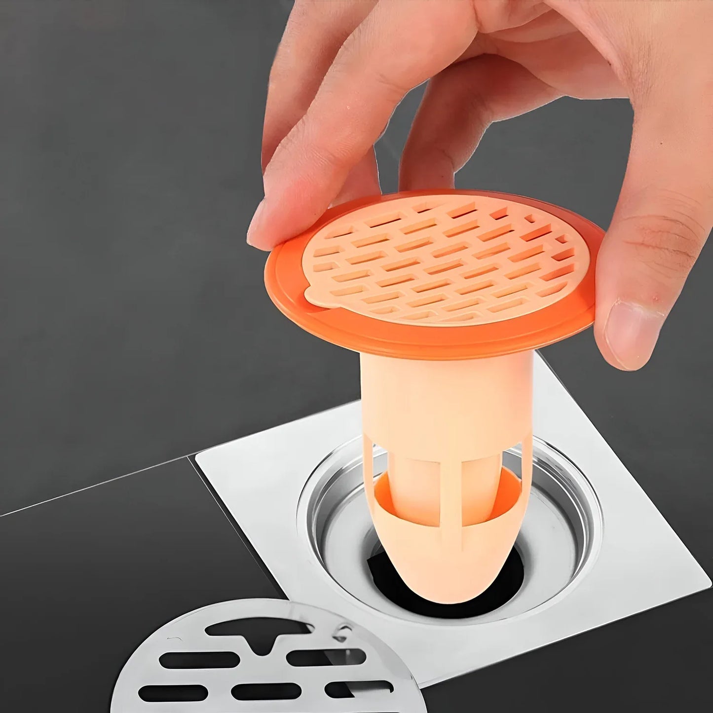 Bathroom Kitchen Plastic Drain Strainer (1 Pc) - Zidbik