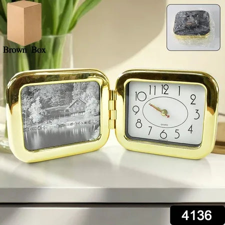 Portable Foldable Desk Clock Space-saving And Stylish (1 Pc) - Zidbik