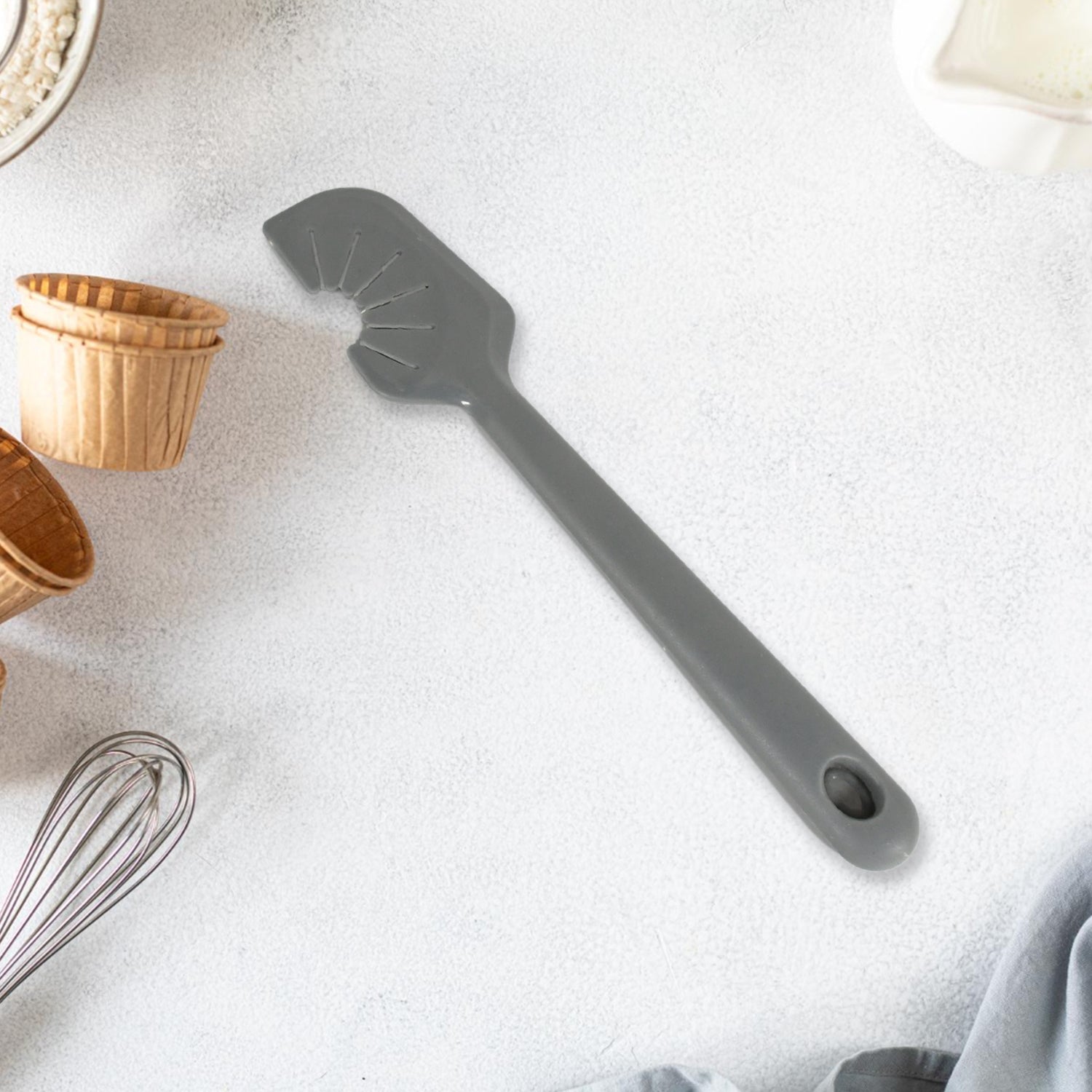 5646 Silicon Whisk Cleaner Kitchen Tool  Whisk Scraper Tool (1pc) - Zidbik