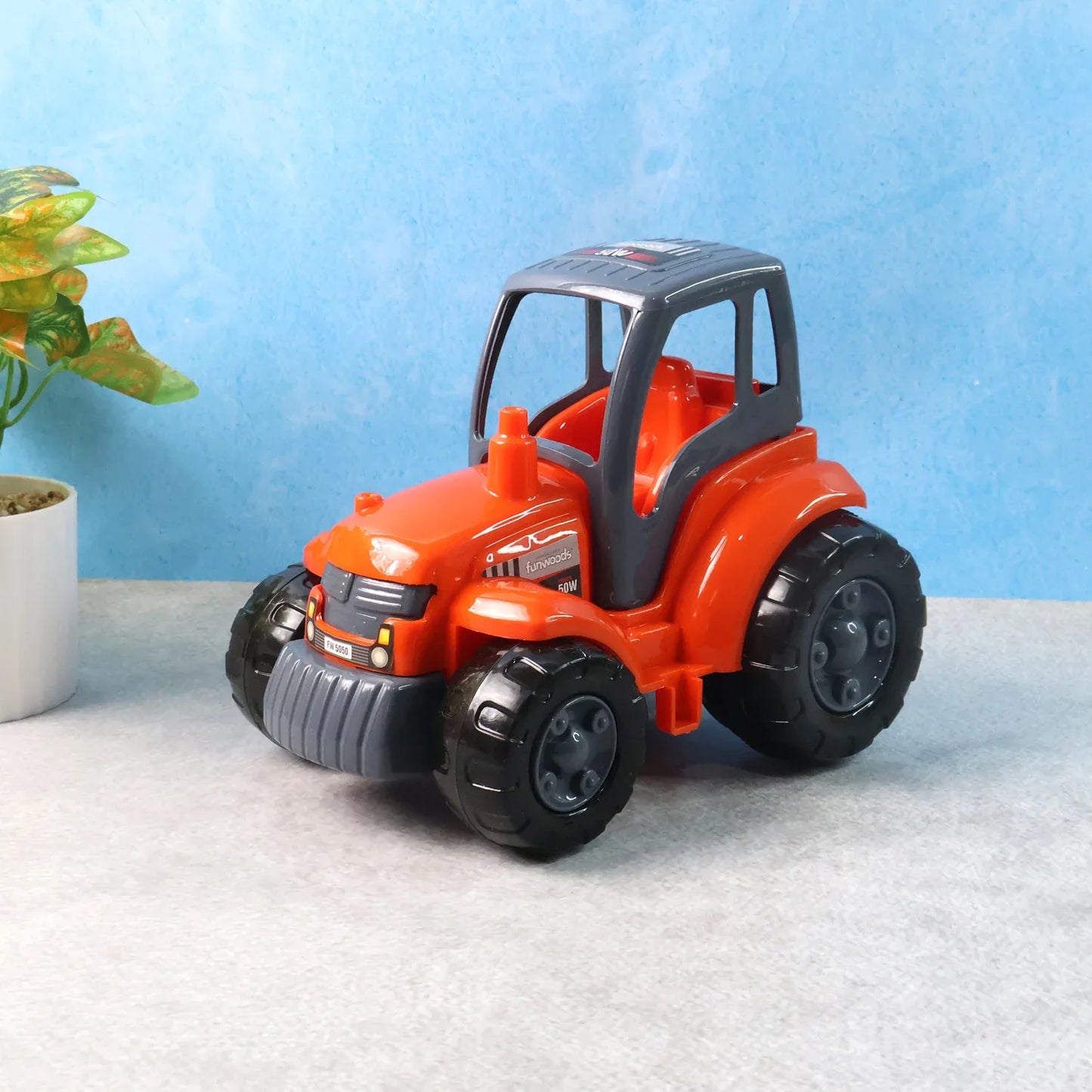 Funwoods Kids Friction Powered Tractor Toy - (1 Pc) - Zidbik