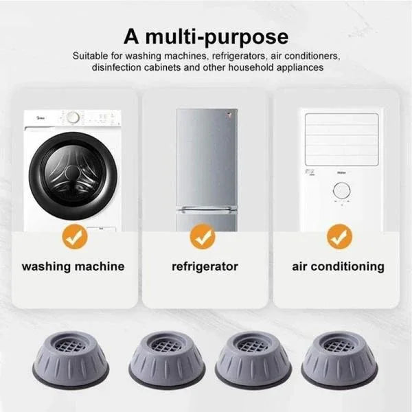 1706 Machine Leveling Feet Anti Walk Pads Shock Absorbed Furniture Lifting Base - Zidbik