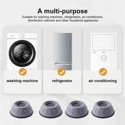 1706 Machine Leveling Feet Anti Walk Pads Shock Absorbed Furniture Lifting Base - Zidbik