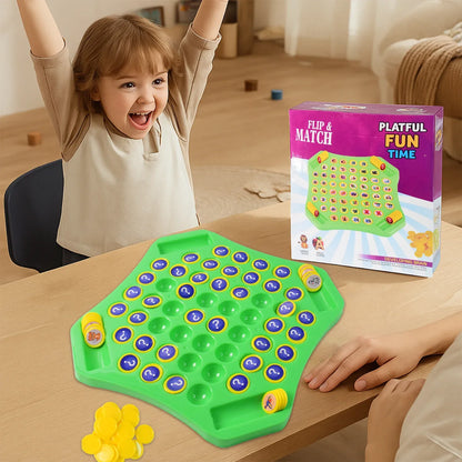 Flip Match Educational Puzzle Game Toy (1 Set) - Zidbik