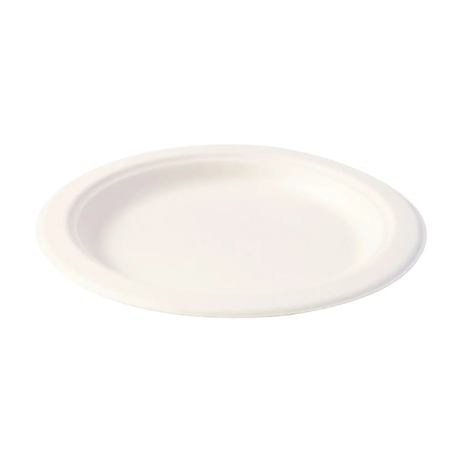 Freshee 6 Inch Round Compostable Bagasse Plate (10 Pcs Pack) - Zidbik