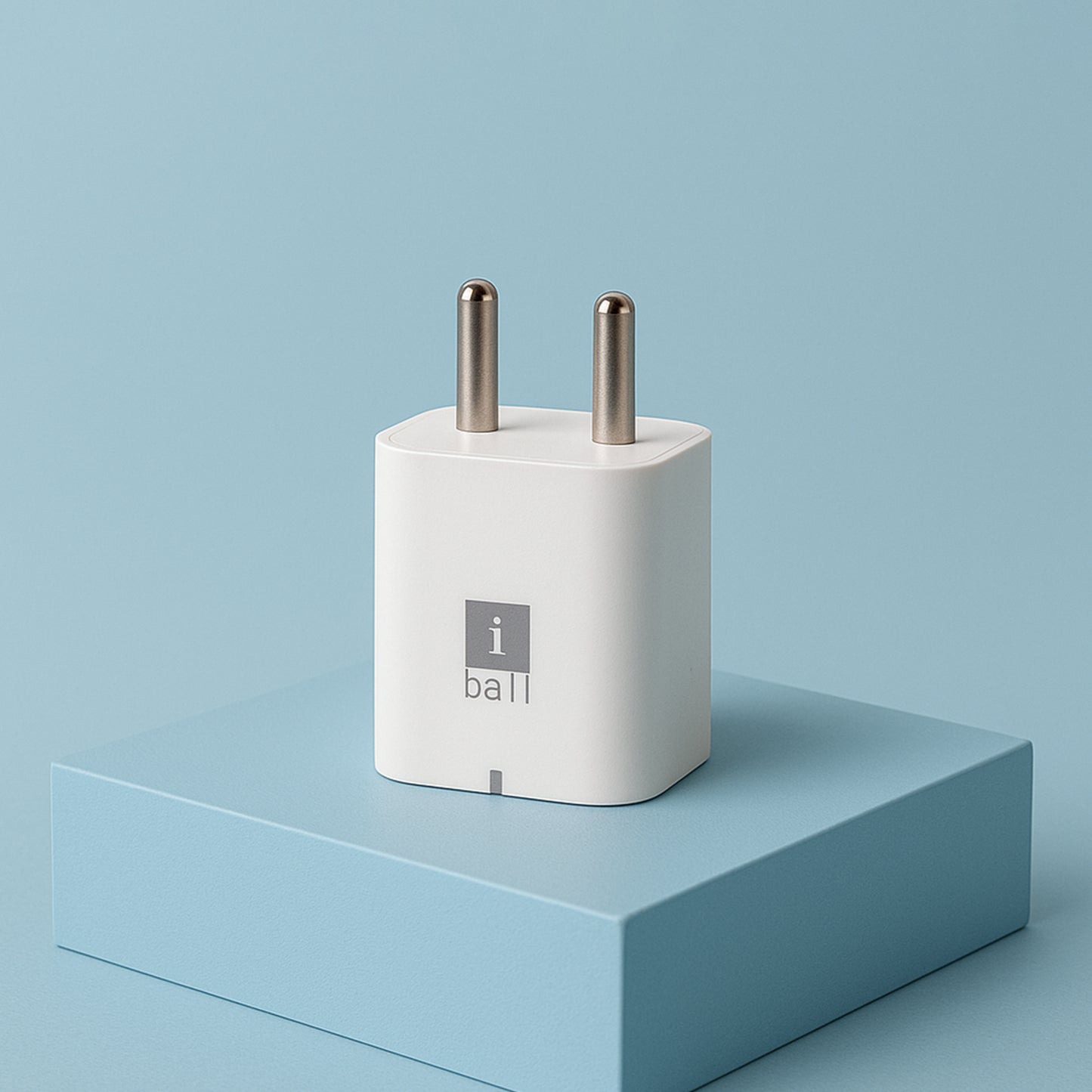 Iball Dual Usb Wall Charger 5v3.1a  High-speed Dual Port Fast Charging Adapte (1 Pc) - Zidbik