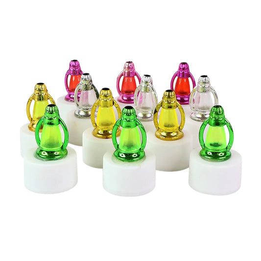 Led Decorative Candle Lamps (12 Pc) - Zidbik