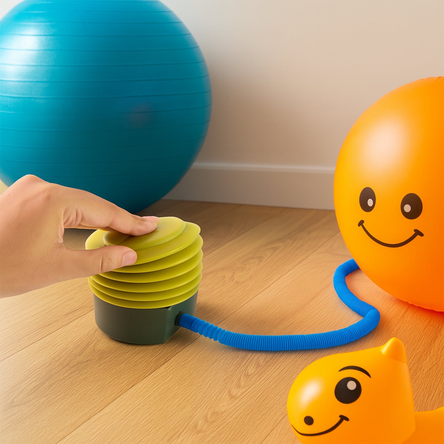 1680 Portable Foot Air Pump With Hose - Zidbik