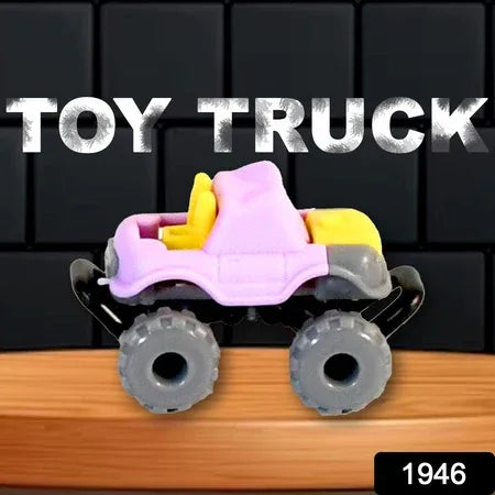 1946 Mini Monster Trucks Friction Powered Cars For Kids Big Plastic Tires Baby Boys Super Cars Blaze Truck For Kids Gifts Toys - Zidbik