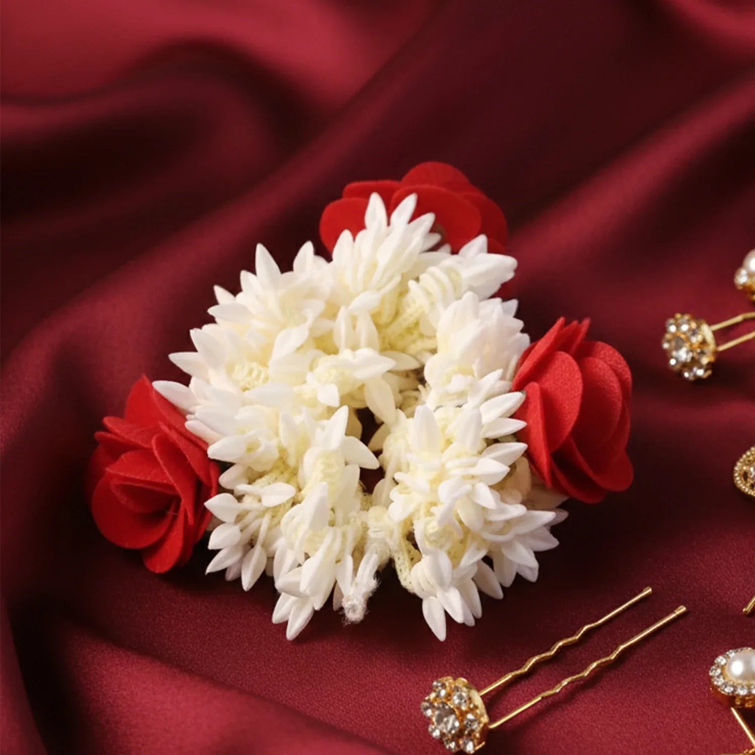 Traditional Artificial Flower Gajra (1 Pc) - Zidbik