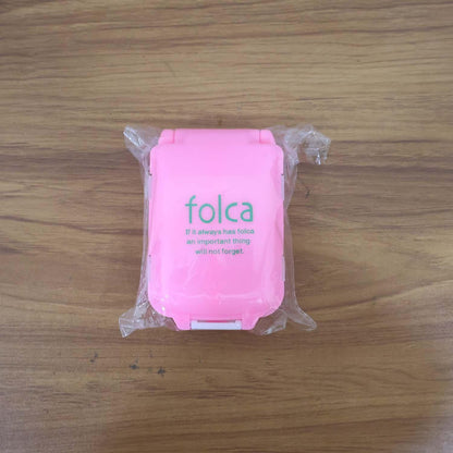 Portable Pink Dual-sided Pill Organizer Box (1 Pc) - Zidbik