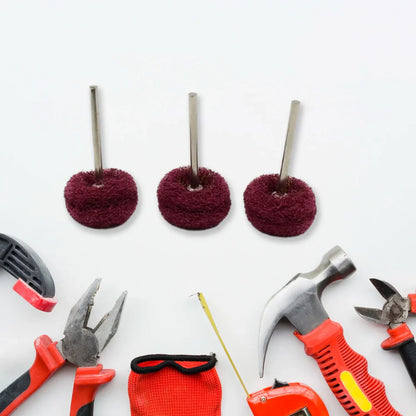 Abrasive Buffing Polishing Wheel Set (3 Pcs) - Zidbik