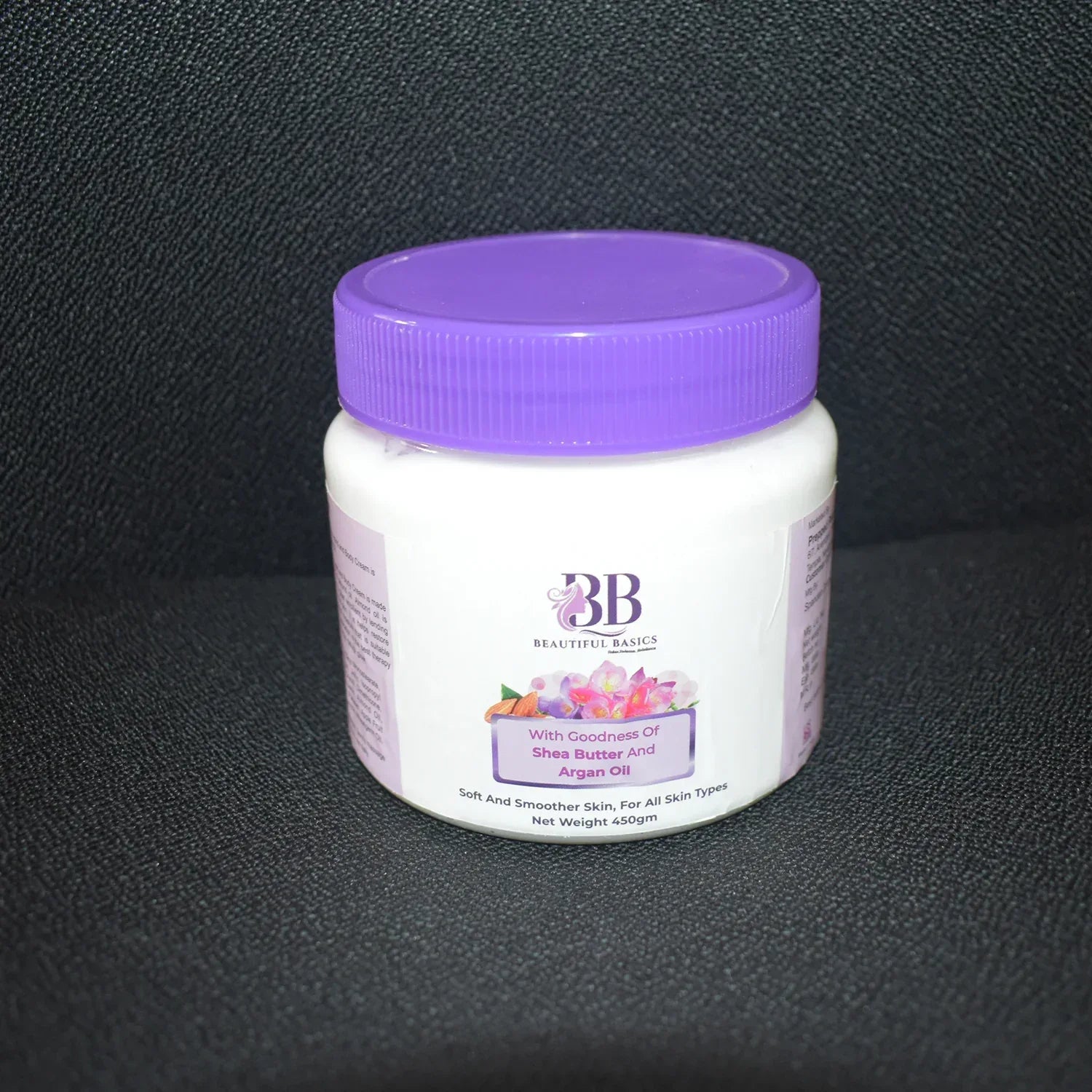 Beautiful Basics Shea Butter Argan Oil Body Cream 450g - Zidbik