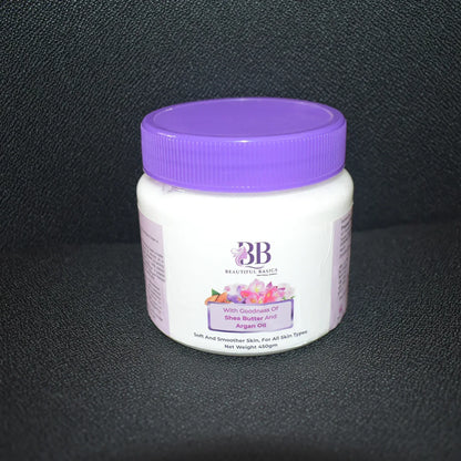 Beautiful Basics Shea Butter Argan Oil Body Cream 450g - Zidbik
