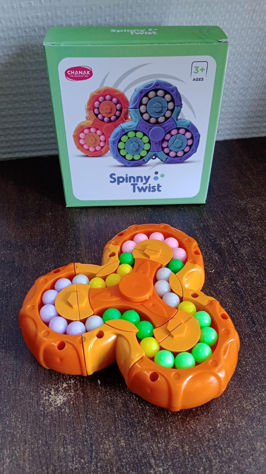 Aditi 3-in-1 Interactive Spinny Twist Puzzle Ball Toy - Zidbik
