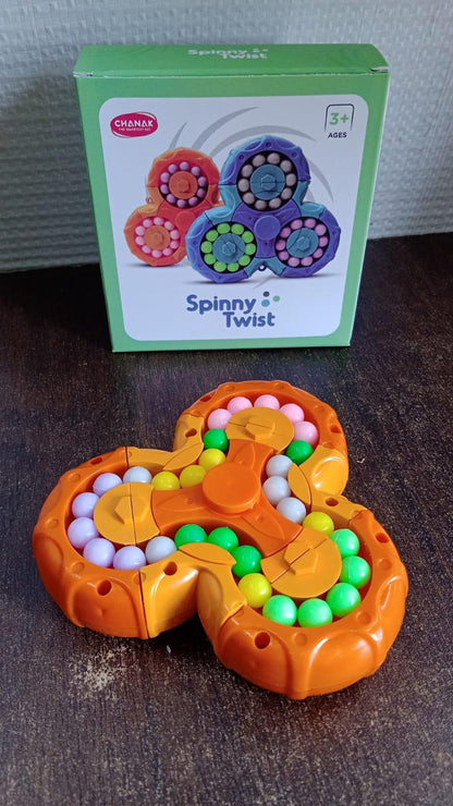 Aditi 3-in-1 Interactive Spinny Twist Puzzle Ball Toy - Zidbik