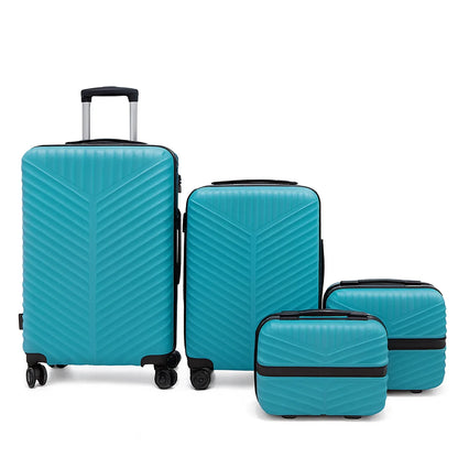 4-in-1 Luggage Set Durable And Stylish Hard Shell Suitcase Set - Zidbik