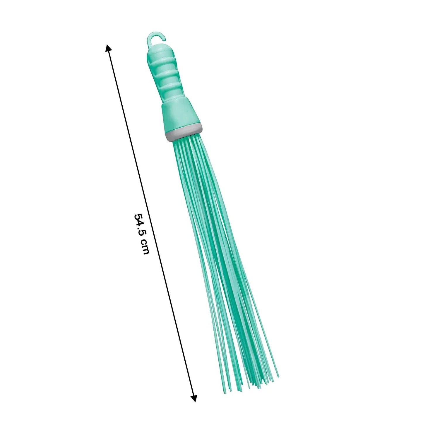 4024 Plastic Hard Bristle Broom For Bathroom Floor Cleaning And Scrubbing Wet And Dry Floor Cleaning - Zidbik