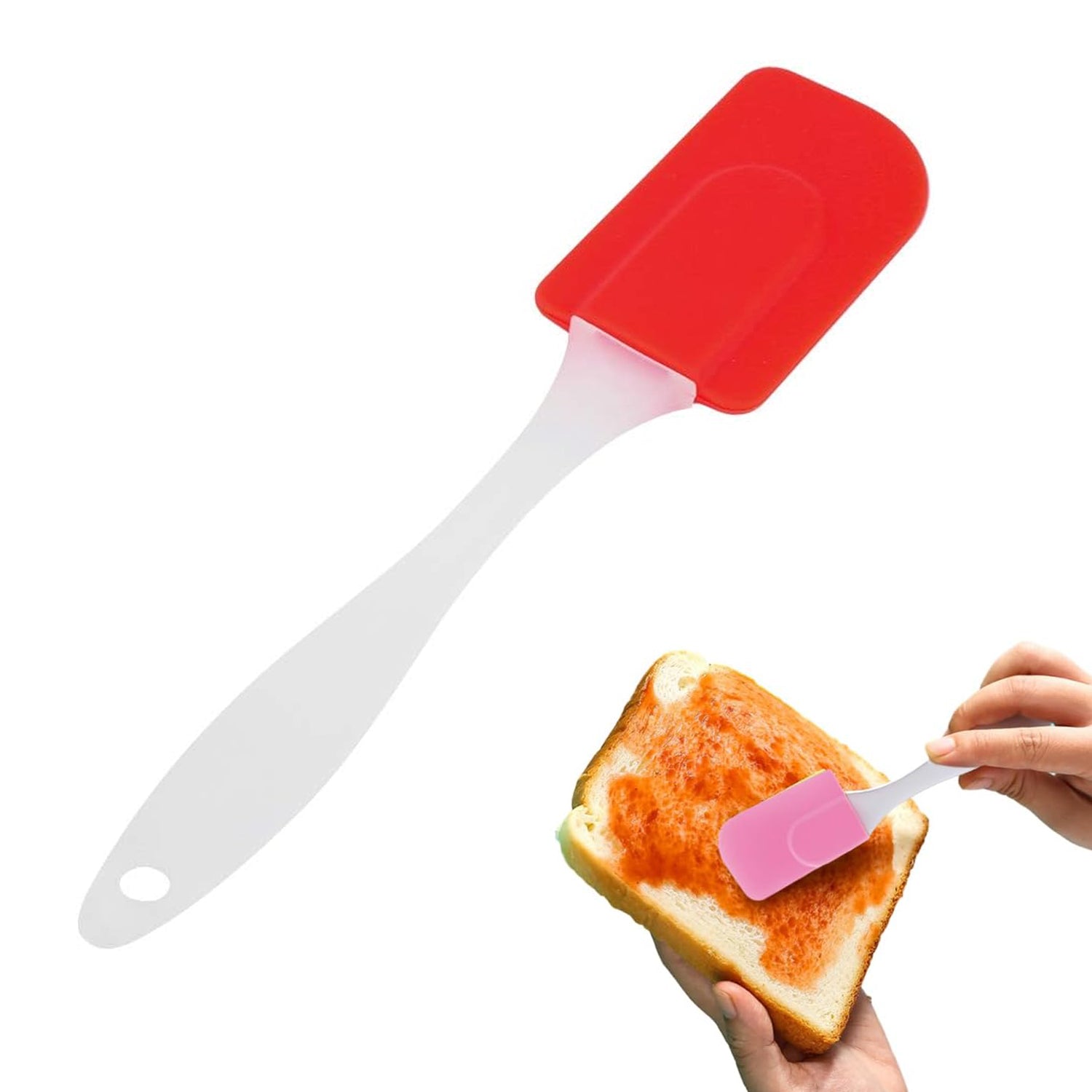Silicone Cooking Spatula For Baking (1 Pc  18 Cm) - Zidbik