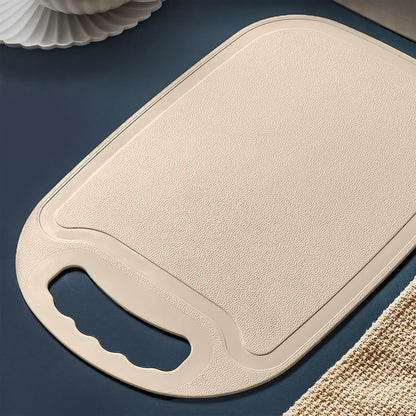 Durable Plastic Chopping Board 34x23 Cm (1 Pc) - Zidbik