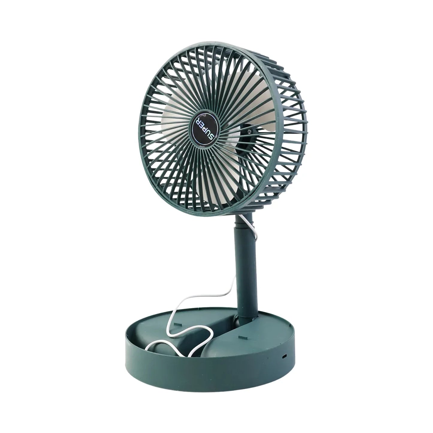 Foldable Mini Desk Fan With Adjustable Height And Angle (1 Pc) - Zidbik