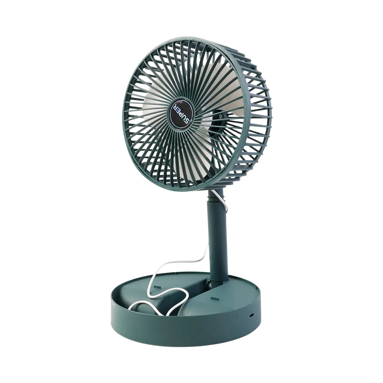Foldable Mini Desk Fan With Adjustable Height And Angle (1 Pc) - Zidbik