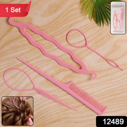 Multi-purpose Hair Styling Braiding Tool Set - Zidbik