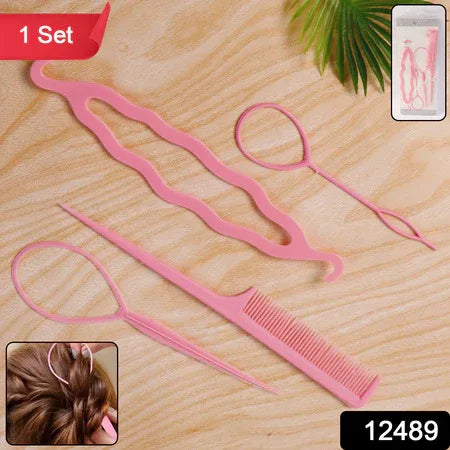 Multi-purpose Hair Styling Braiding Tool Set - Zidbik