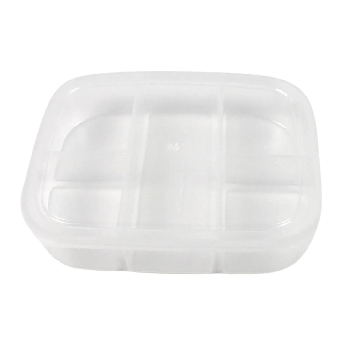 Plastic 5- Compartment Excellent Container Reusable Lunch Box (1 Pc) - Zidbik