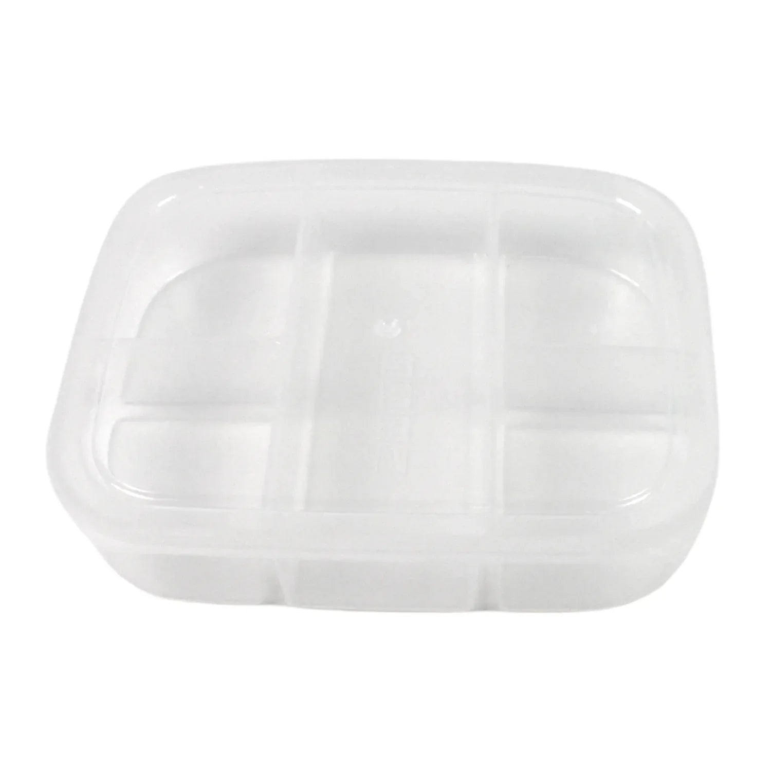 Plastic 5- Compartment Excellent Container Reusable Lunch Box (1 Pc) - Zidbik