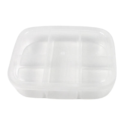 Plastic 5- Compartment Excellent Container Reusable Lunch Box (1 Pc) - Zidbik