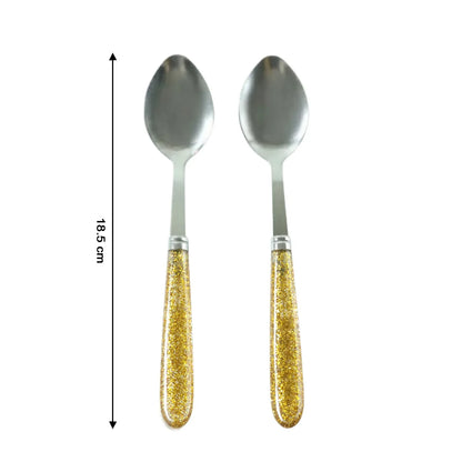 Premium Stainless Steel Dining Spoon Set (Pack Of 2) - Zidbik