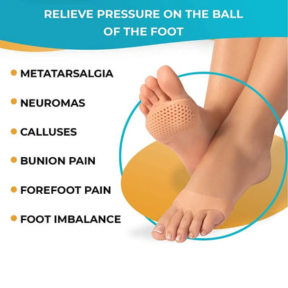 6257 Silicone Tiptoe Protector And Cover Used In Protection Of Toe For Men And Women - Zidbik