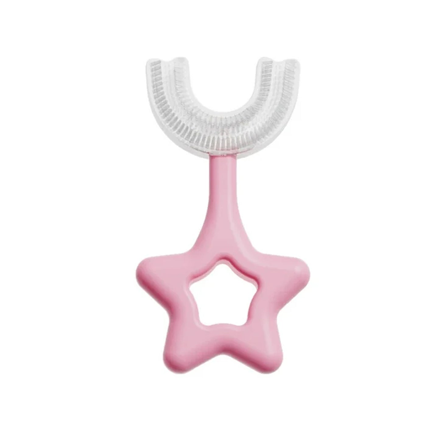 Star  U-shape Silicone Manual Toothbrush (1 Pc) - Zidbik