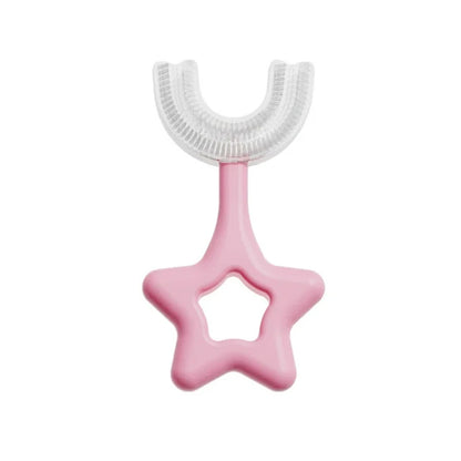 Star  U-shape Silicone Manual Toothbrush (1 Pc) - Zidbik