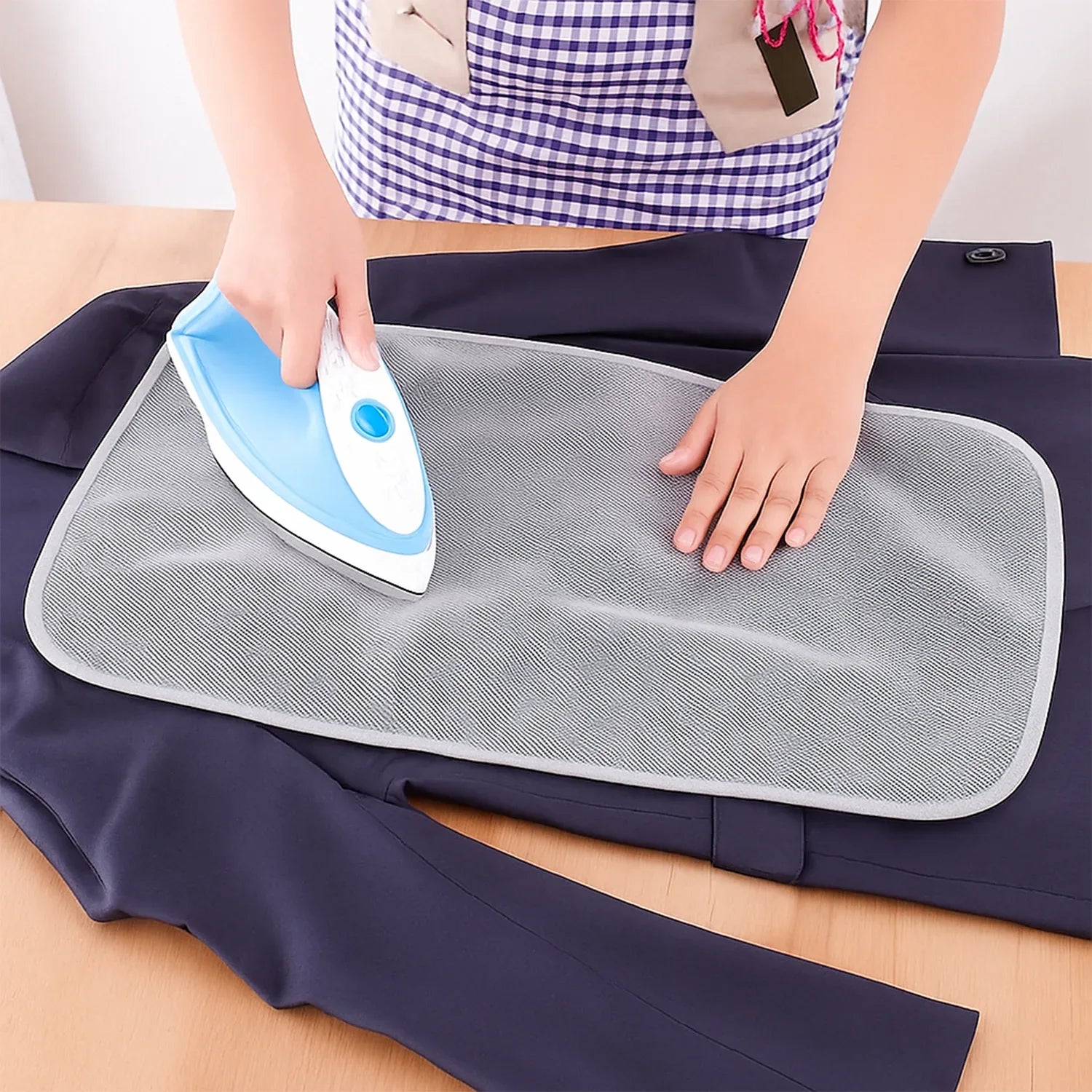 Large Ironing Press Net Mesh Ironing Protector Cloth (67 X 50 Cm 1 Pc) - Zidbik