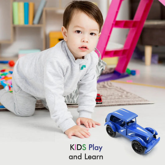 4525 Vintage Metal Car 10 Inch Big Unbreakable Full Metal Body Car Vintage Car Toy Model Alloy Model Retro Car Model Toy Vehicle Classic Car Metal Vintage Car - Zidbik